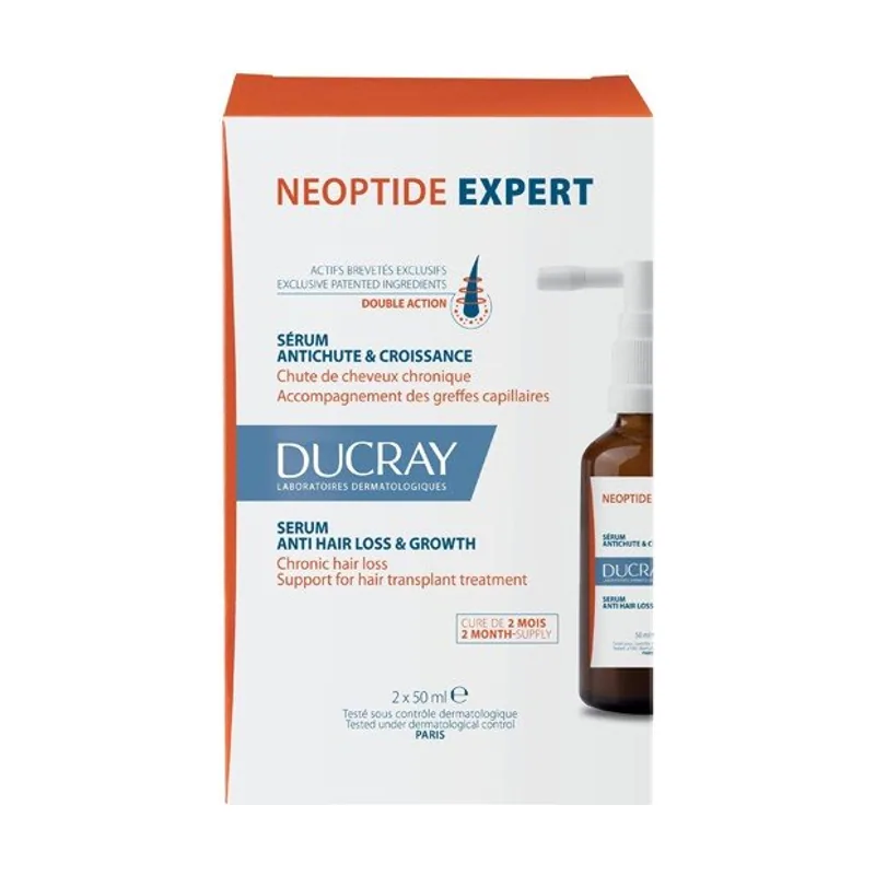 Ducray Neoptide Expert Sérum Anticaída Y Crecimiento 2x50 Ml