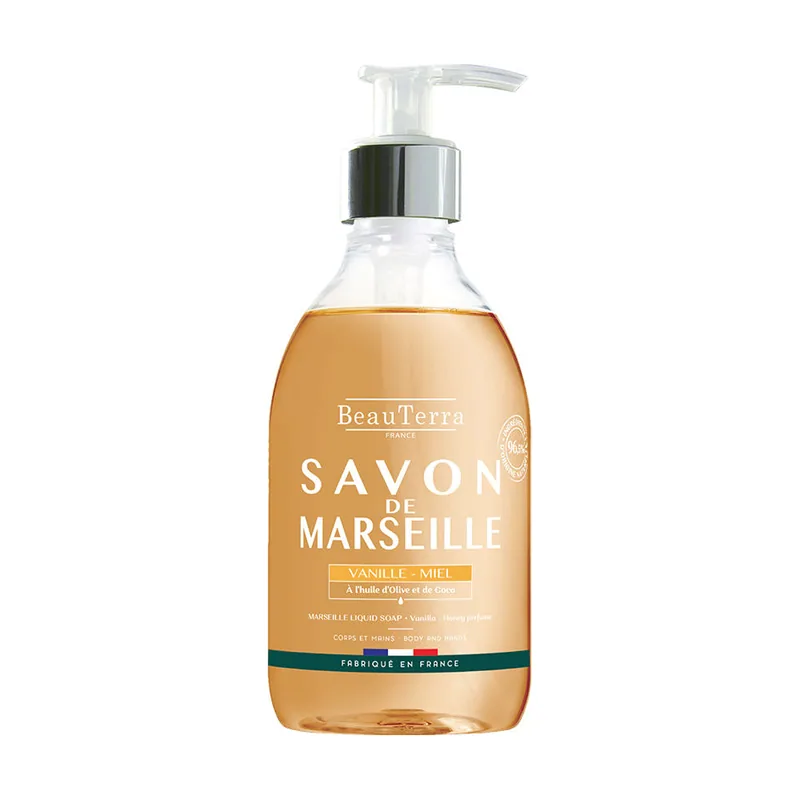 Beauterra MARSEILLE jabón vainilla y miel 300 ml