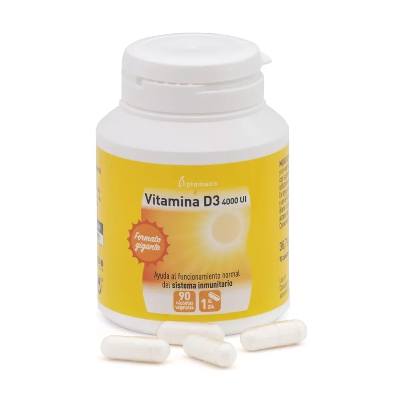 Plameca Vitamina D3 4000 Ui 90 Cápsulas Vegetales
