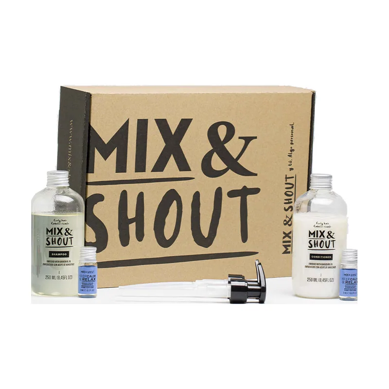 Mix & Shout RUTINA RIZADO CALMANTE lote 4 pz