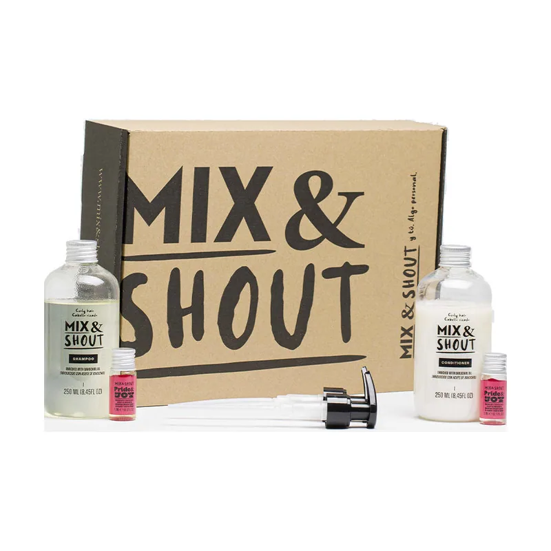 Mix & Shout RUTINA RIZADO EQUILIBRANTE lote 4 pz