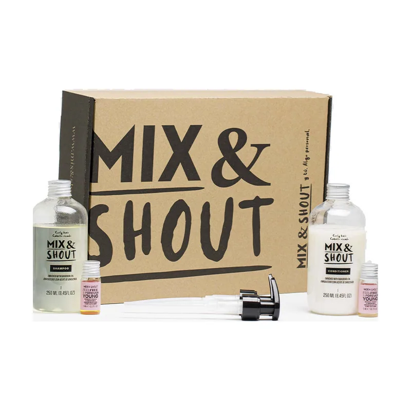 Mix & Shout RUTINA RIZADO FORTALECEDOR lote 4 pz