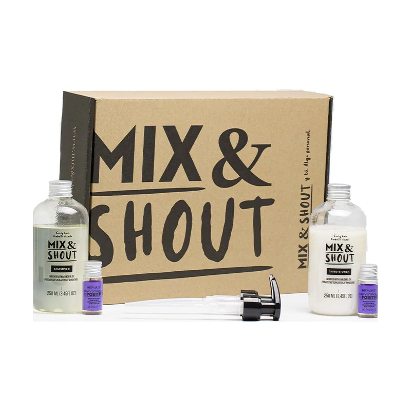 Mix & Shout RUTINA RIZADO PROTECTOR lote 4 pz