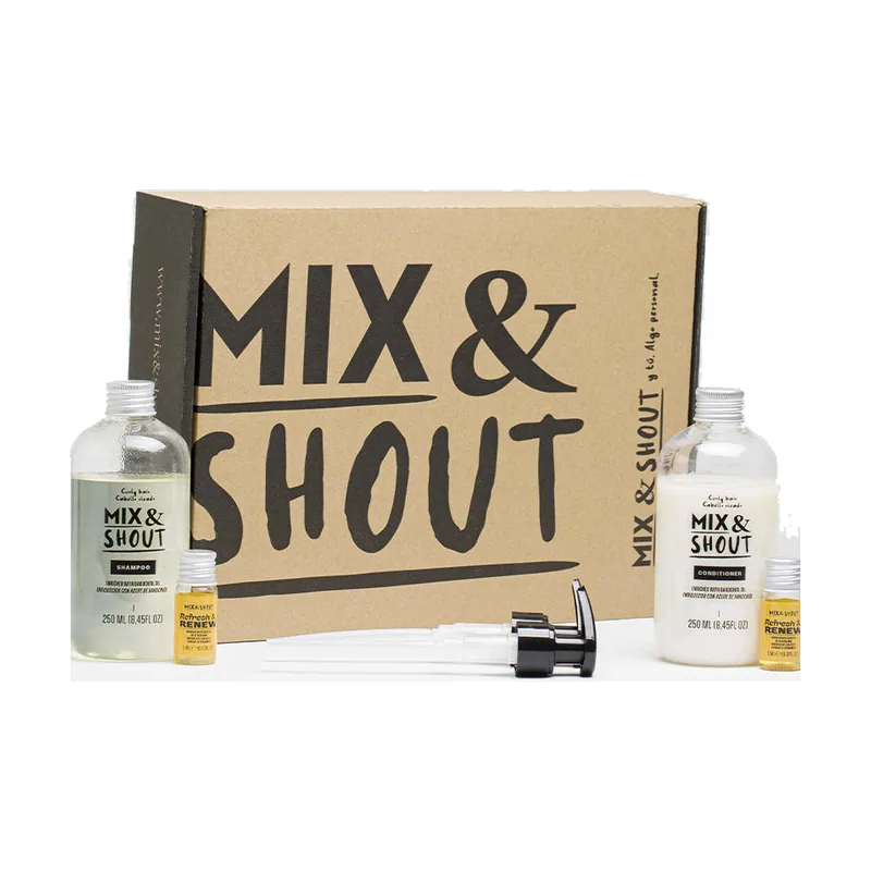 Mix & Shout RUTINA RIZADO REPARADOR lote 4 pz