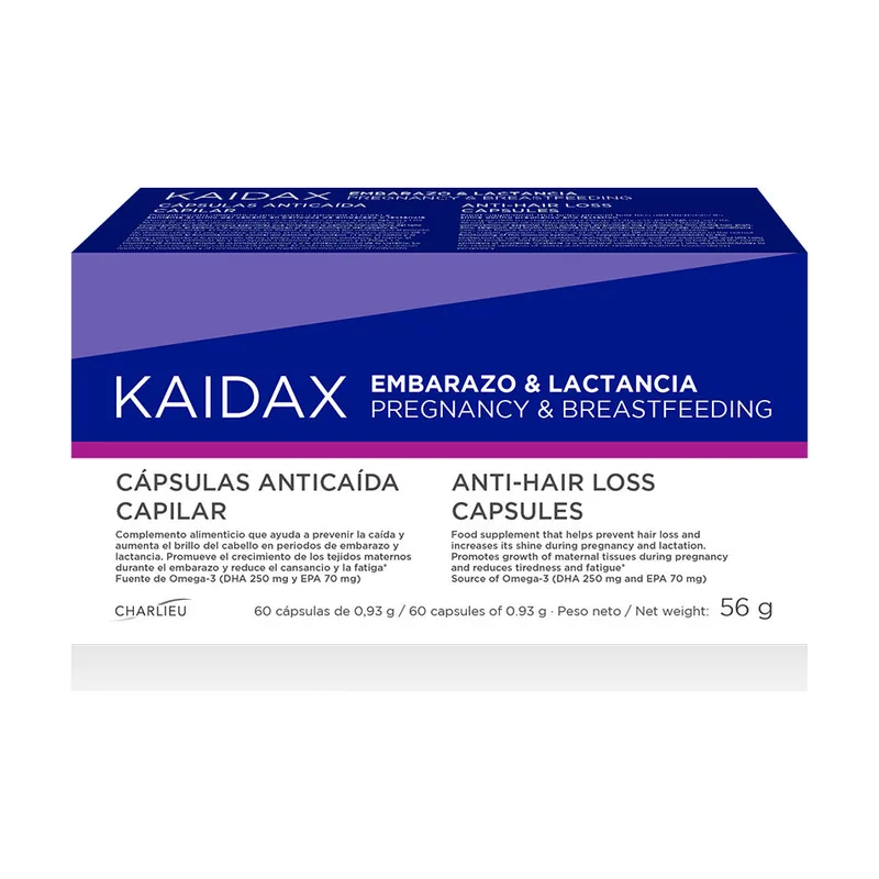 Kaidax cápsulas embarazo & lactancia 60 u
