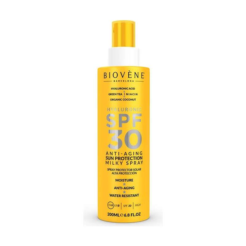 Biovène HYALURONIC ANTI-AGING protección solar leche SPF30 200 ml