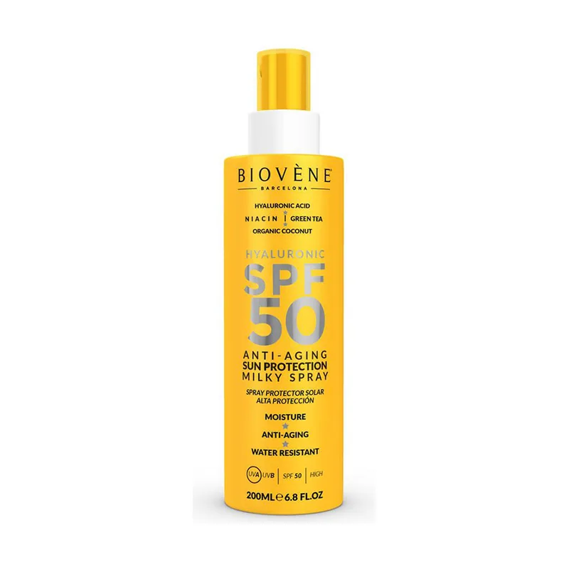 Biovène HYALURONIC ANTI-AGING protección solar leche SPF50 200 ml