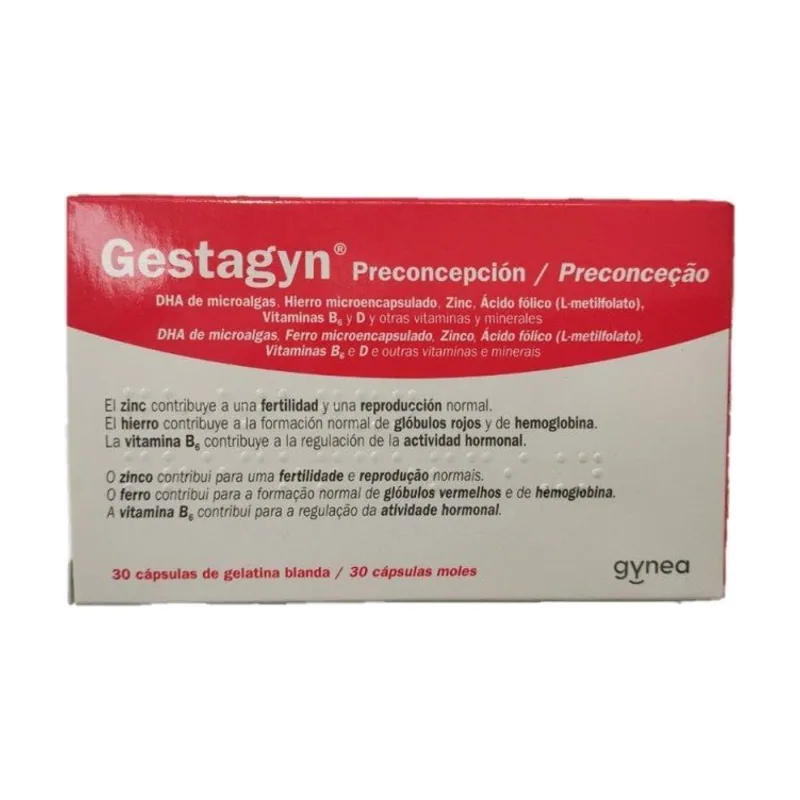 Gynea GESTAGYN Preconcepción 30 Cápsulas