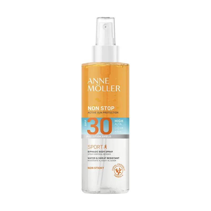 Anne Möller NON STOP protección solar bifásica SPF30 150 ml