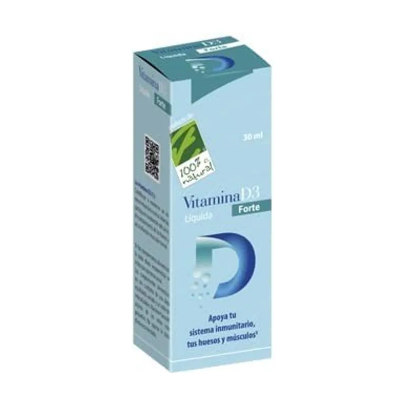 100% Natural Vitamina D3 Líquida Forte