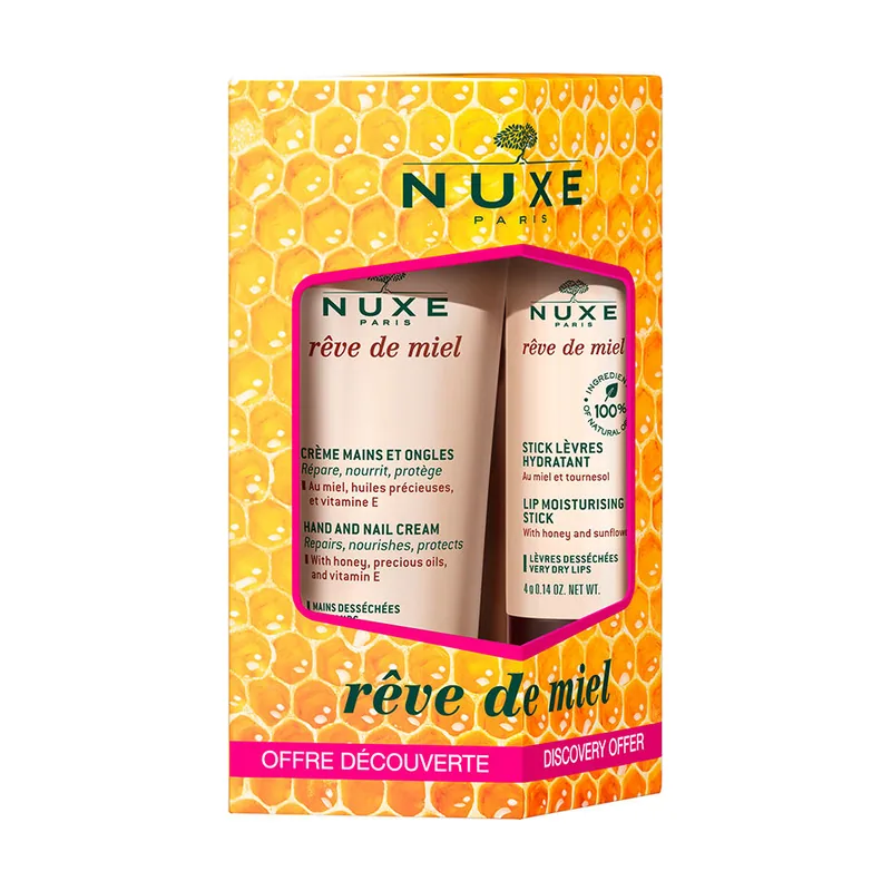 Nuxe RÊVE DE Miel Crema DE Manos Y Uñas lote 2 pz