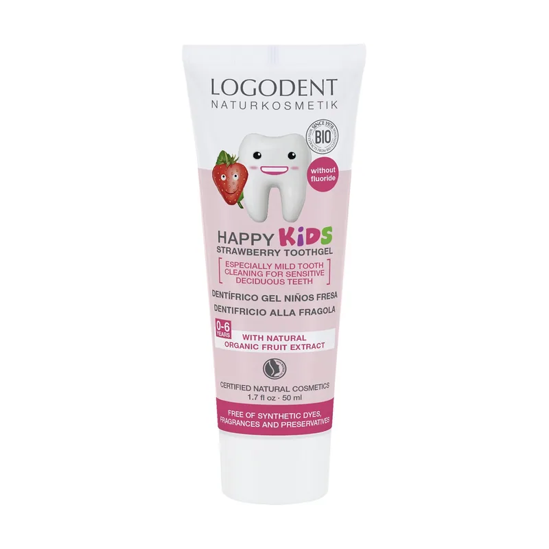 Logona Dentífrico Niños Fresa Sin Flúor 50 ml