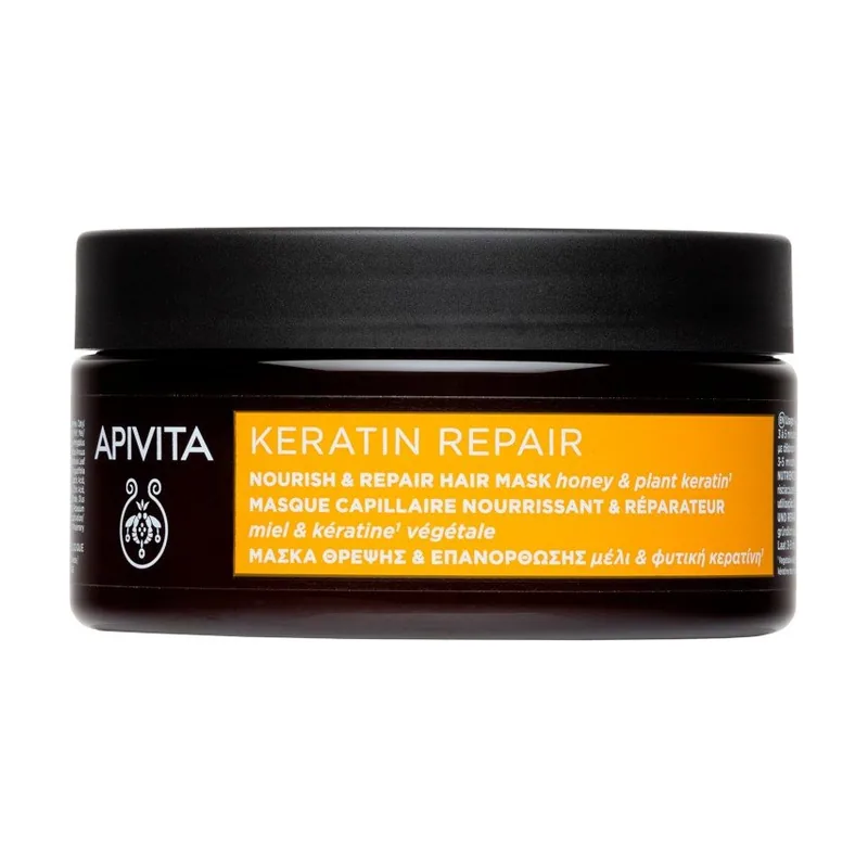 Apivita Mascarilla Capilar Keratin Repair Nutritiva y Reparadora 200ml