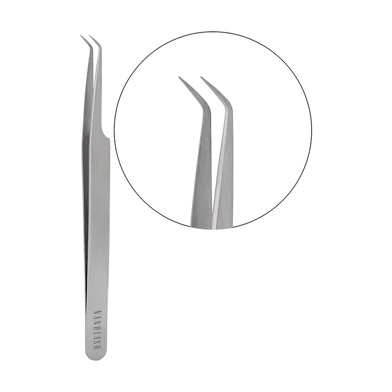 Nanolash L SHAPE pinzas para pestañas 1 u