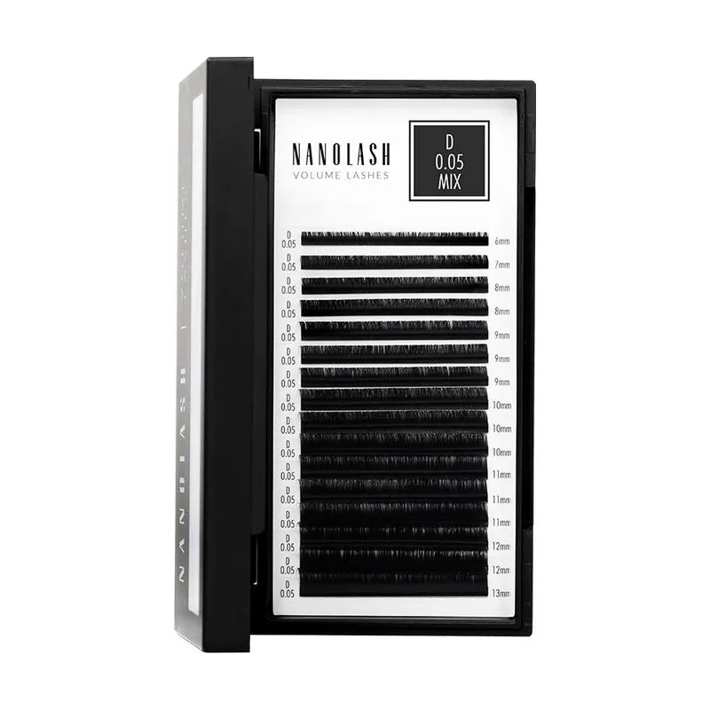 Nanolash VOLUME LASHES pestañas postizas 0.05 D #6-13 mm