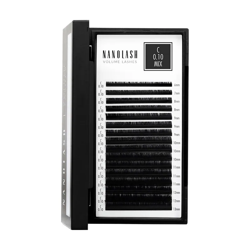 Nanolash VOLUME LASHES pestañas postizas 0.10 C #6-13 mm