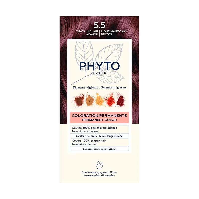 Phyto PHYTOCOLOR #5.5-Castaño Claro Caoba