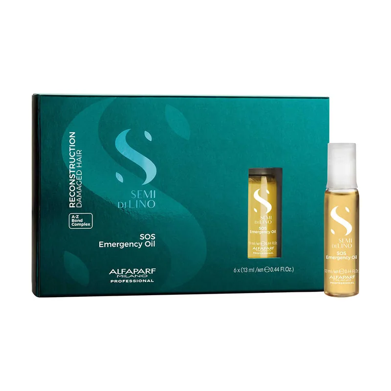 Alfaparf Milano SEMI DI LINO RECONSTRUCTION SOS emergency oil 6 x 13 ml