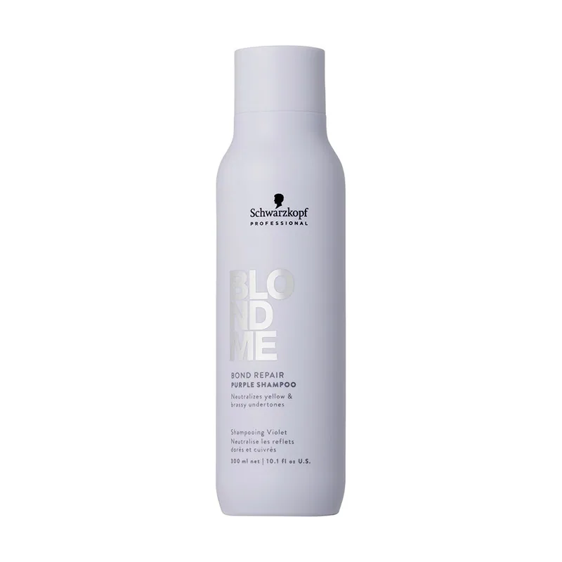 Schwarzkopf BLONDME BOND REPAIR champú morado 300 ml