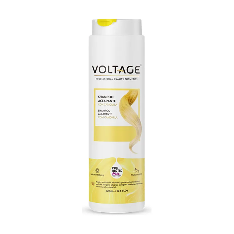 Voltage Cosmetics PREBIOTIC HAIR TECHNOLOGY champú aclarante con camomila 300 ml