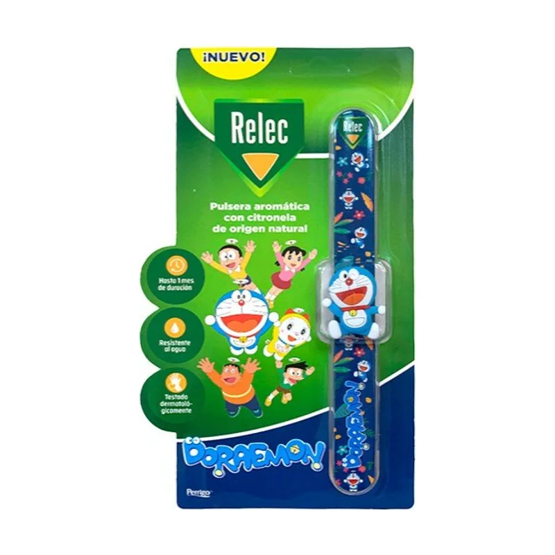 Relec PULSERA doraemon antimosquitos infantil con citronella 1 u