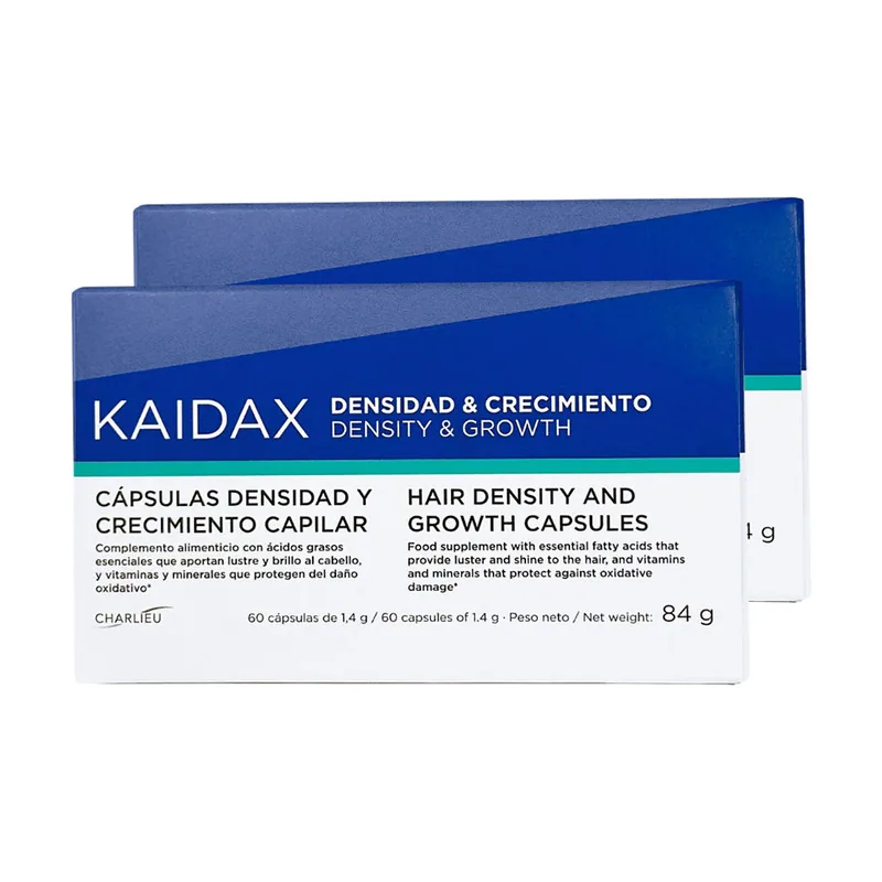 Kaidax cápsulas densidad & crecimiento pack 2 x 60 cápsulas