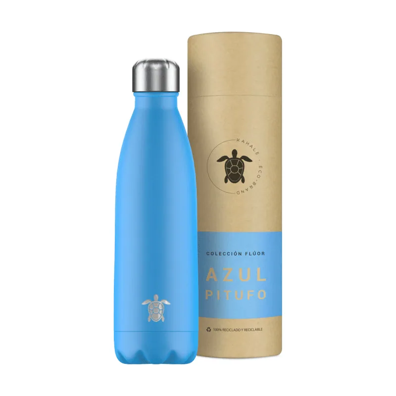 Kahale Botella Térmica Acero Inoxidable Azul Pitufo 500ml