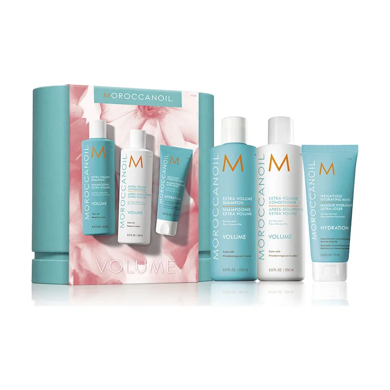 Moroccanoil Extra Volumen Champú Estuche 3 pz