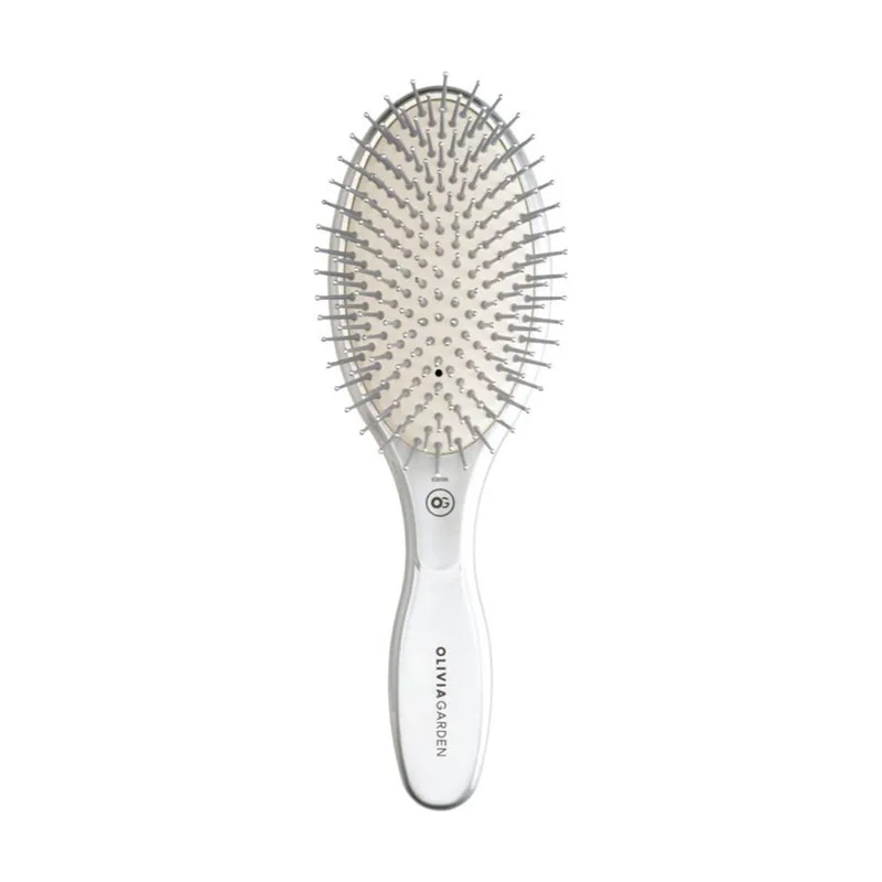 Olivia Garden EXPERT CARE OVAL Nylon Bristles Silver 1 u