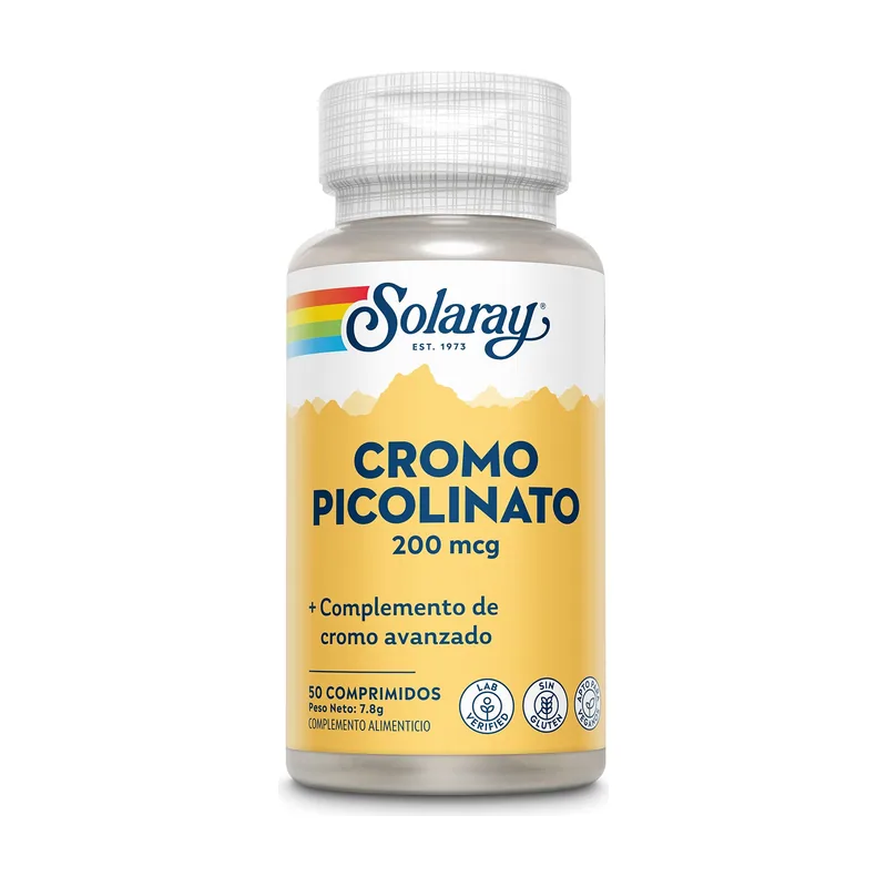 Solaray Chromium Picolinate 50 Tabletas