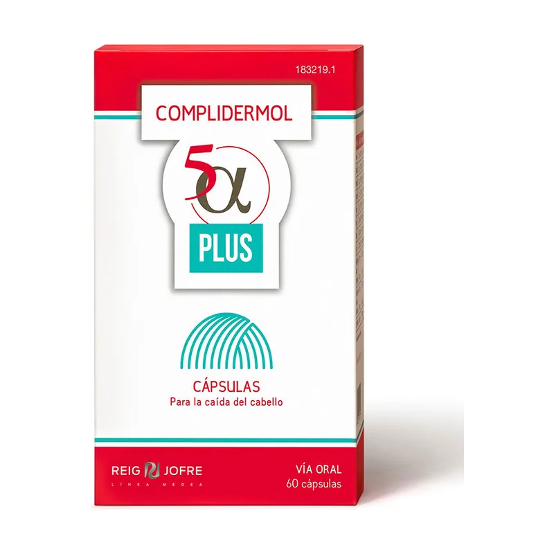 Complidermol 5 ALFA cápsulas para la caída del cabello 60 u