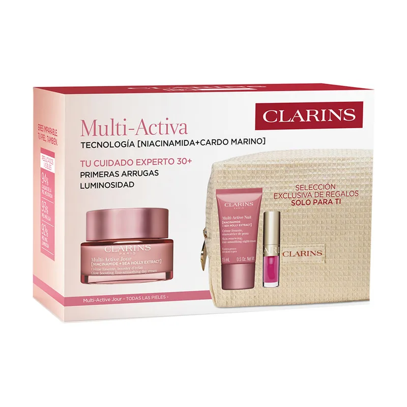 Clarins MULTI-ACTIVE Crema Todo Tipo DE Pieles Estuche 4 pz