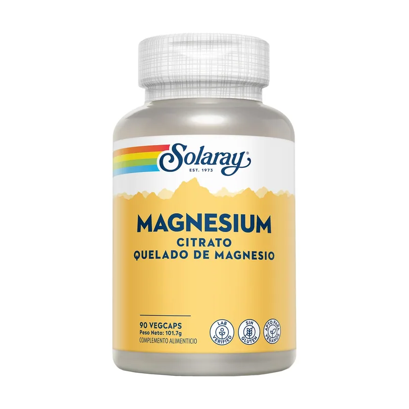 Solaray Magnesium 133 Mg 90 Vcaps