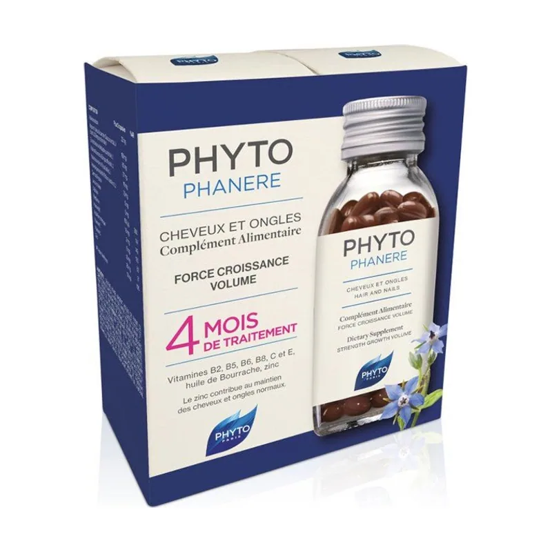 Phyto Phytophanere Complemento Alimenticio Cápsulas 2 X 120 unidades