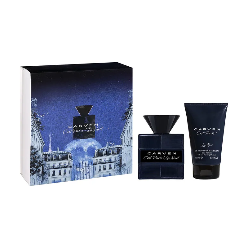 Carven C’EST Paris LA Nuit FOR MEN Estuche 2 pz