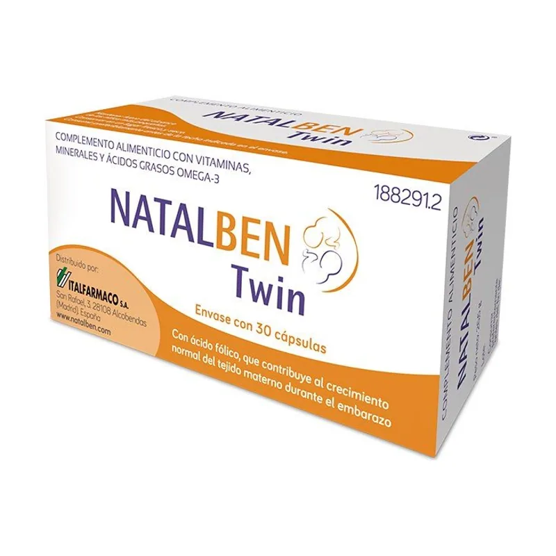 Italfármaco NATALBEN Twin 30 Cápsulas