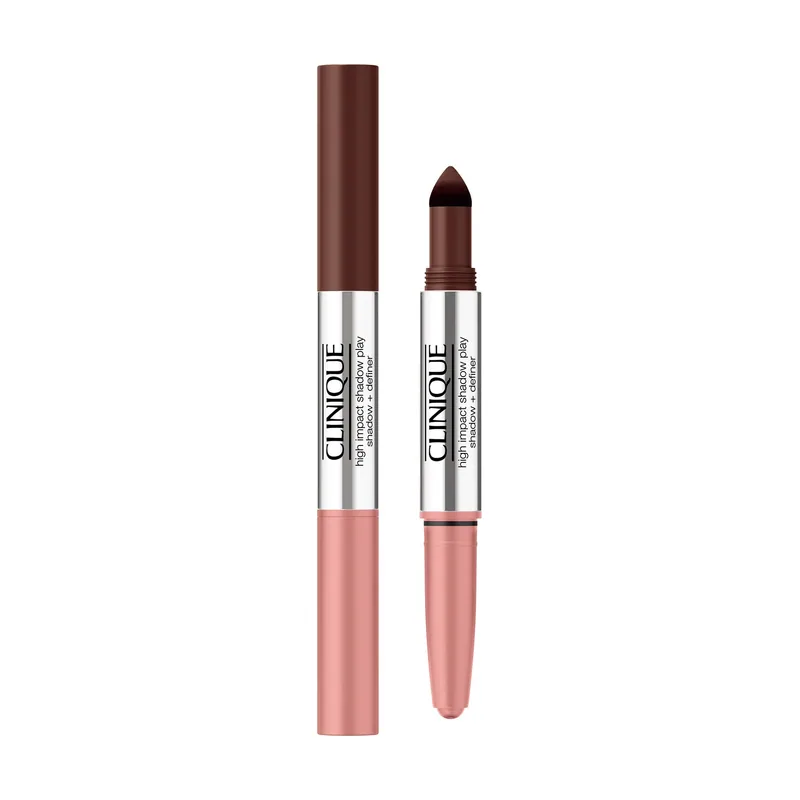 Clinique HI SHADOW PLAY sombra de ojos + definidor de sombra #Play Black + Pink Honey
