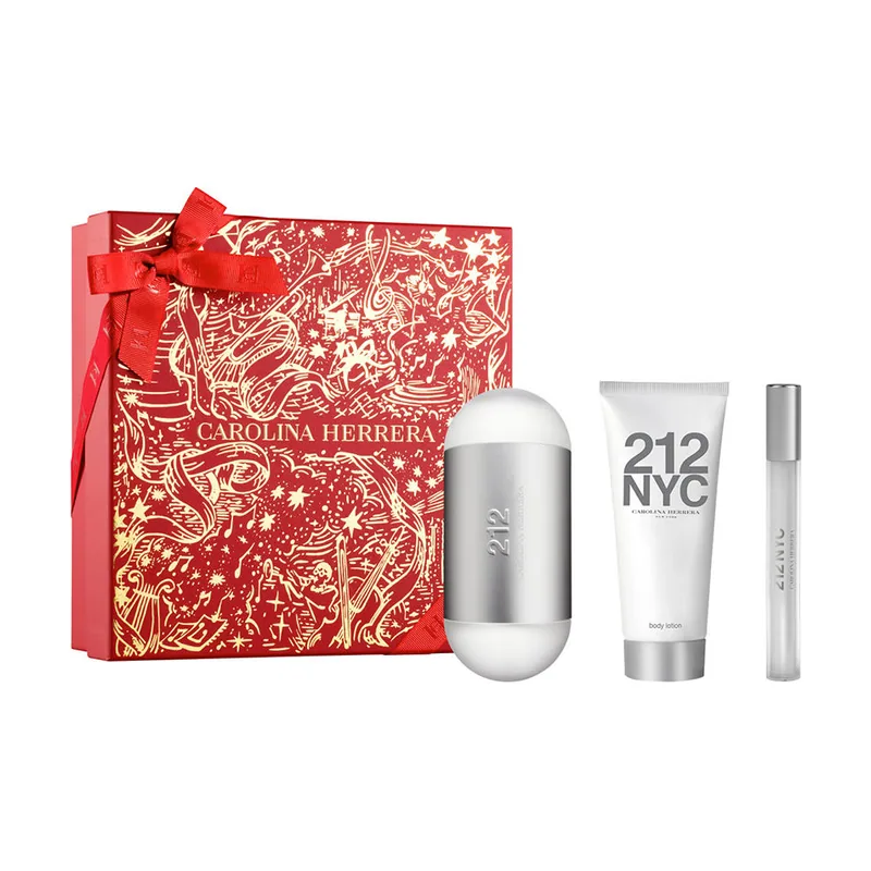 Carolina Herrera 212 NYC FOR HER Estuche 3 pz