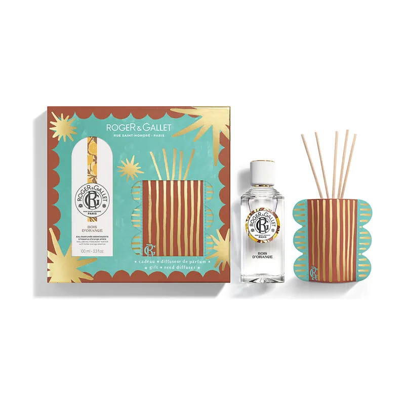 Roger & Gallet Bois D’ORANGE Agua Perfumada Bienestar Estuche 2 pz
