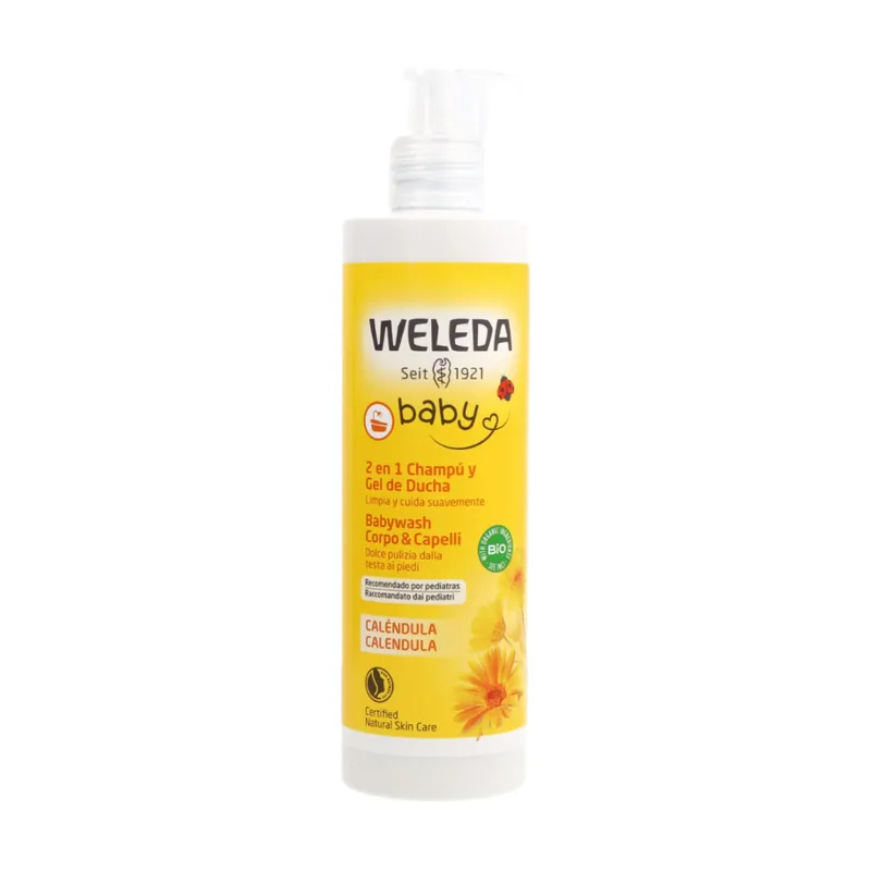 Weleda BABY caléndula champú y gel de ducha 400 ml