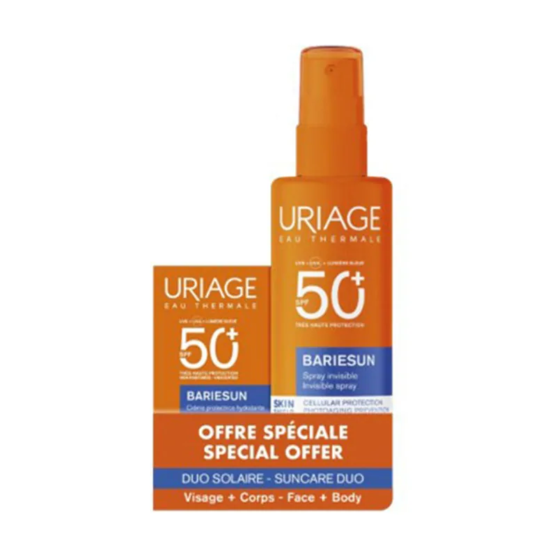Uriage Bariésun Spray + Crema SPF50+ Estuche 2 pz