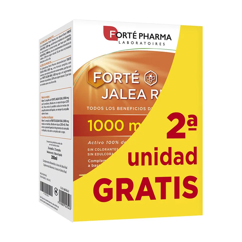 Forte Pharma FORTÉ JALEA REAL 1000 mg ampollas 2 x 20 u