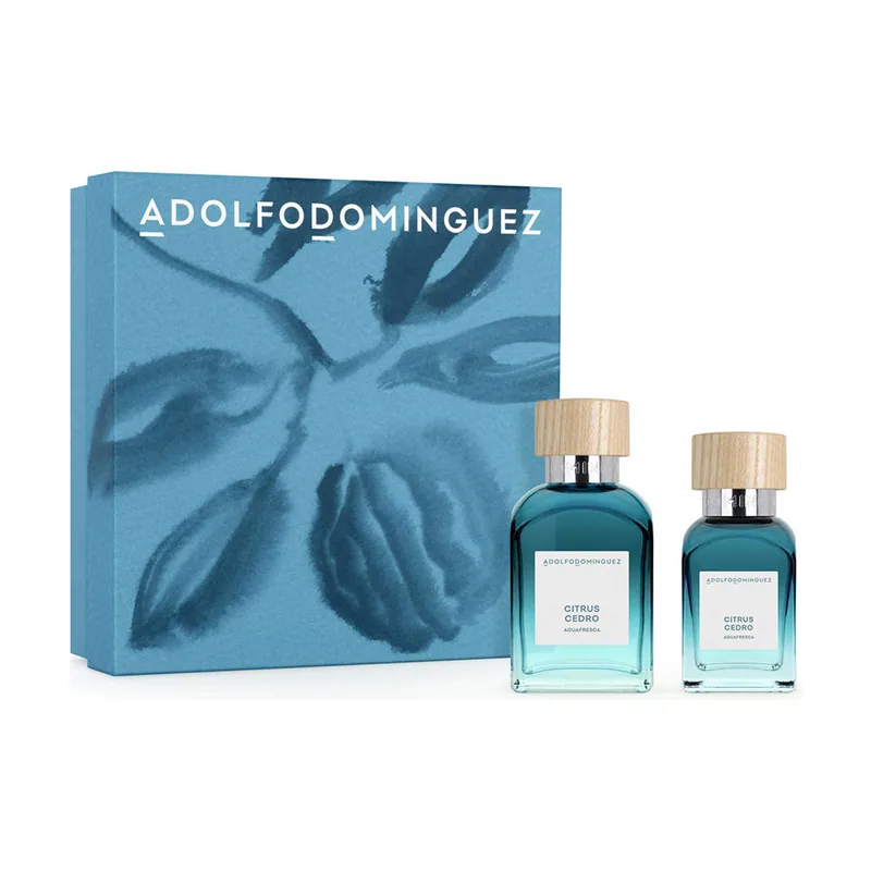 Adolfo Domínguez Agua Fresca Citrus Cedro Estuche 2 pz