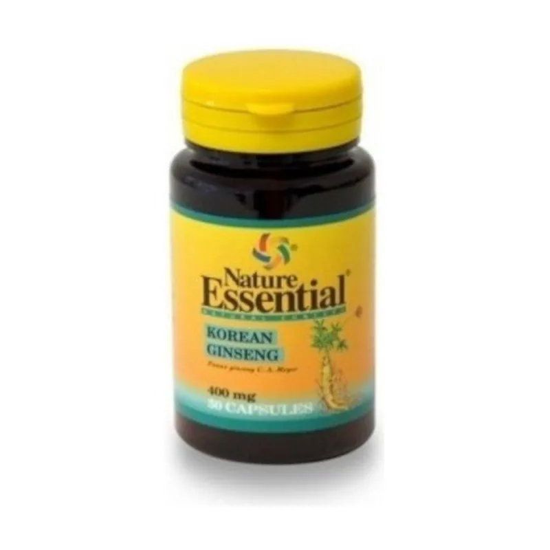 Nature Essential Ginseng Koreano 400 mg 50 Cápsulas