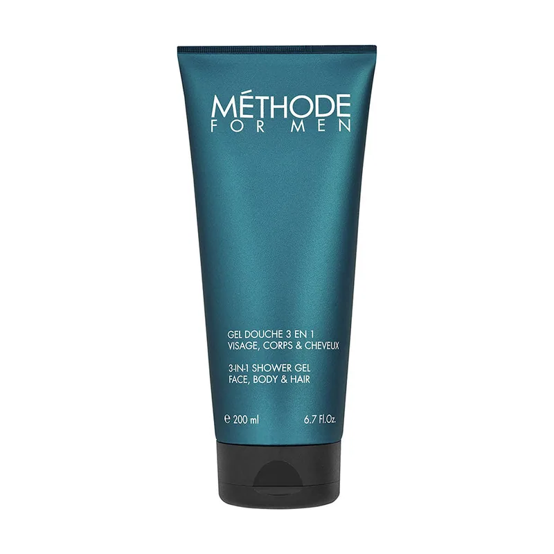 Jeanne Piaubert MÉTHODE FOR MEN gel douche 3 n 1 visage