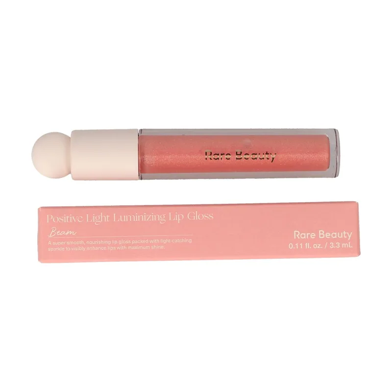 Rare Beauty POSITIVE LIGHT brillo de labios iluminador #Beam