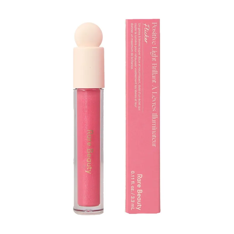 Rare Beauty POSITIVE LIGHT brillo de labios iluminador #Flicker