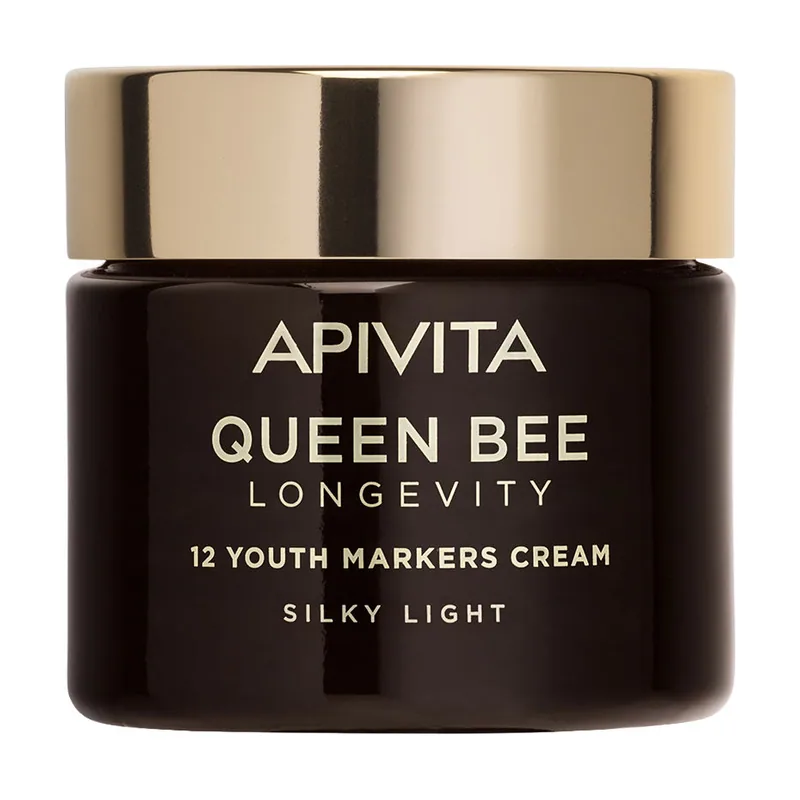 Apivita QUEEN BEE LONGEVITY crema ligera 12 marcadores de juventud 50 ml