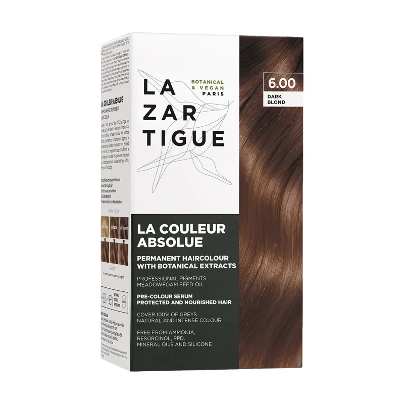Lazartigue LA COULEUR ABSOLUE coloración permanente sin amoníaco #6.00
