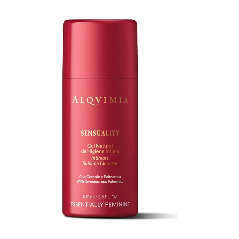 Alqvimia SENSUALITY gel natural de higiene ínitima con geranio y palmarosa 100 ml